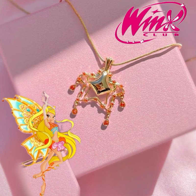 มีกล่อง 🎁 ส่ง 1-2 วัน | สร้อยคอจากเรื่อง Winx Club + กล่อง 🎁  Stella สเตลล่า