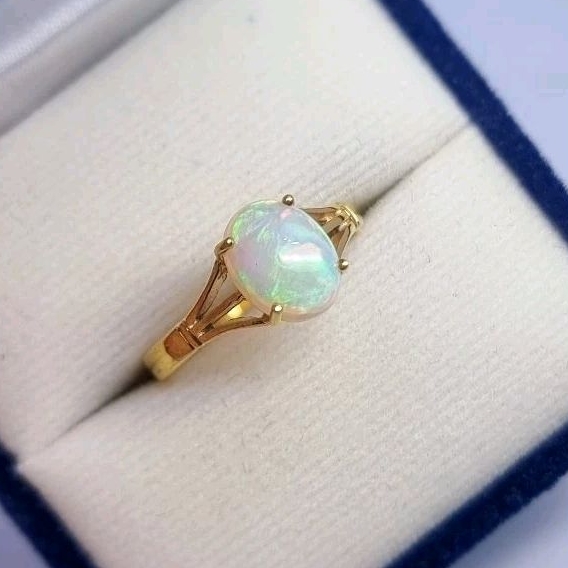 แหวนพลอยโอโปแท้opal💍