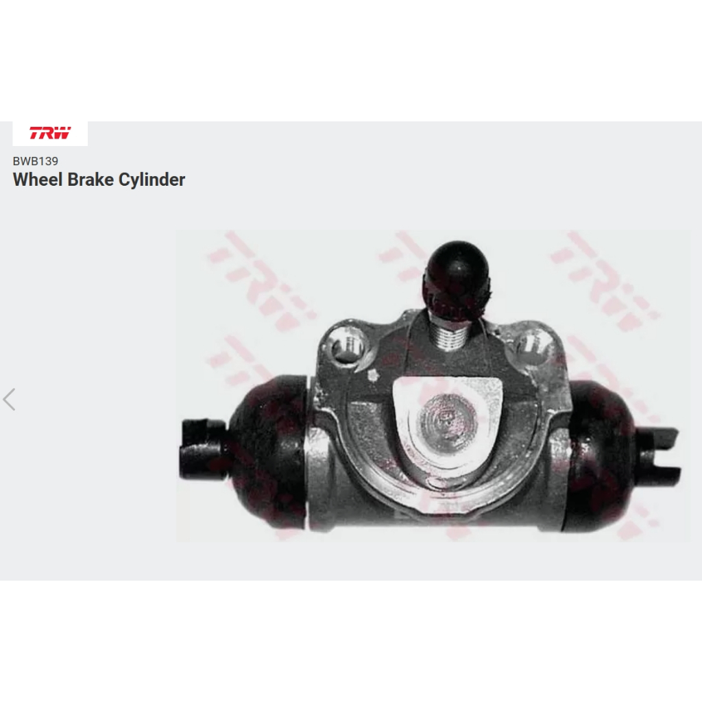 TRW กระบอกเบรกหลัง (1ตัว) NISSAN SUNNY B13, B14  ขนาด 5/8" L/R  รหัส BWB139