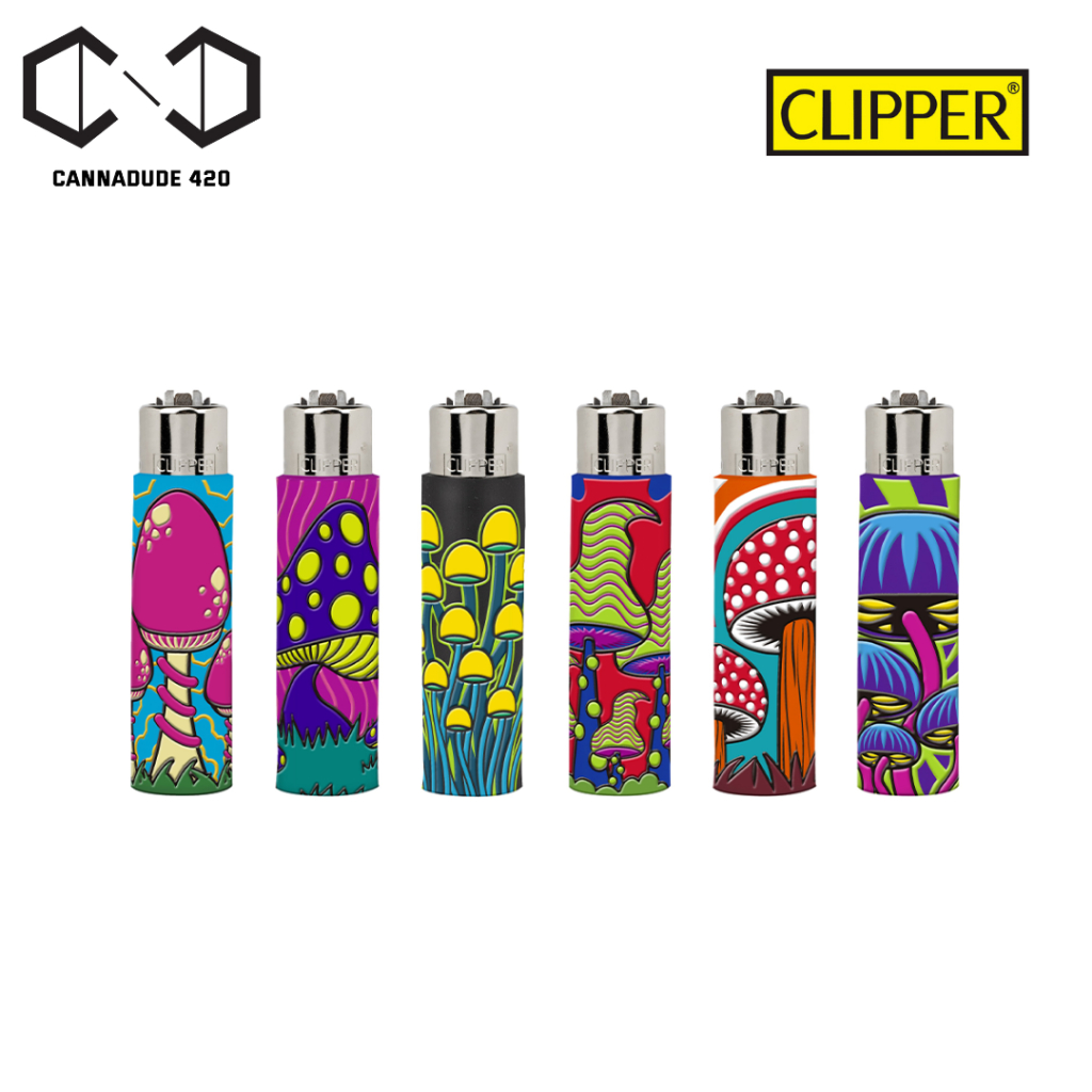 [ราคาต่อ 1 ชิ้น ] ไฟแช็ค CLIPPER POP | Color Mush ลายเห็ด