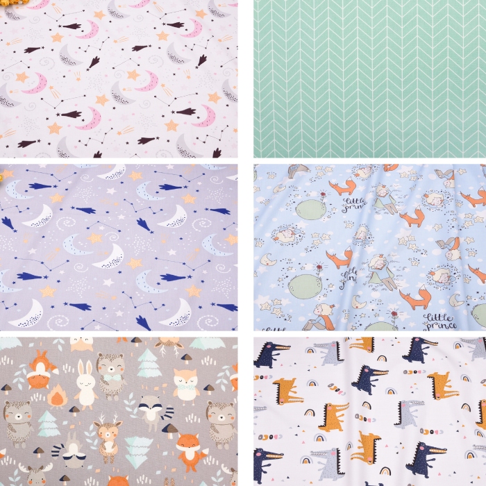 ิBetime textile รวมลายพื้นหลัง- ผ้าคอตตอน ลายการ์ตูน หน้ากว้าง1.6 เมตร