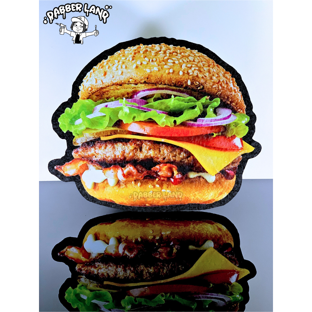 MOODY BURGER 8" ยางรองบ้องแก้ว Dab Mat by Moodmats