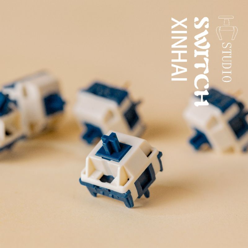 HMX Xinhai linear switch (10ชิ้น) สวิตช์คีย์บอร์ด factory pre lubed 1จังหวะ