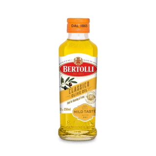 Bertolli Olive Oil เบอร์ทอลลี่ โอลีฟ ออยล์ น้ำมันมะกอก (น้ำมันผ่านกรรมวิธี) 250 มล.