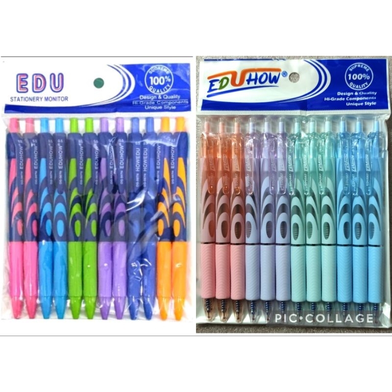 (3ด้าม, 6ด้าม, 12ด้าม)ปากกาลูกลื่นEDU 567, OG-567N เส้น0.5mm หมึกสีน้ำเงิน