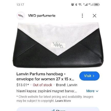 Lanvin ลองแวง กระเป๋าถือออกงาน มือสอง