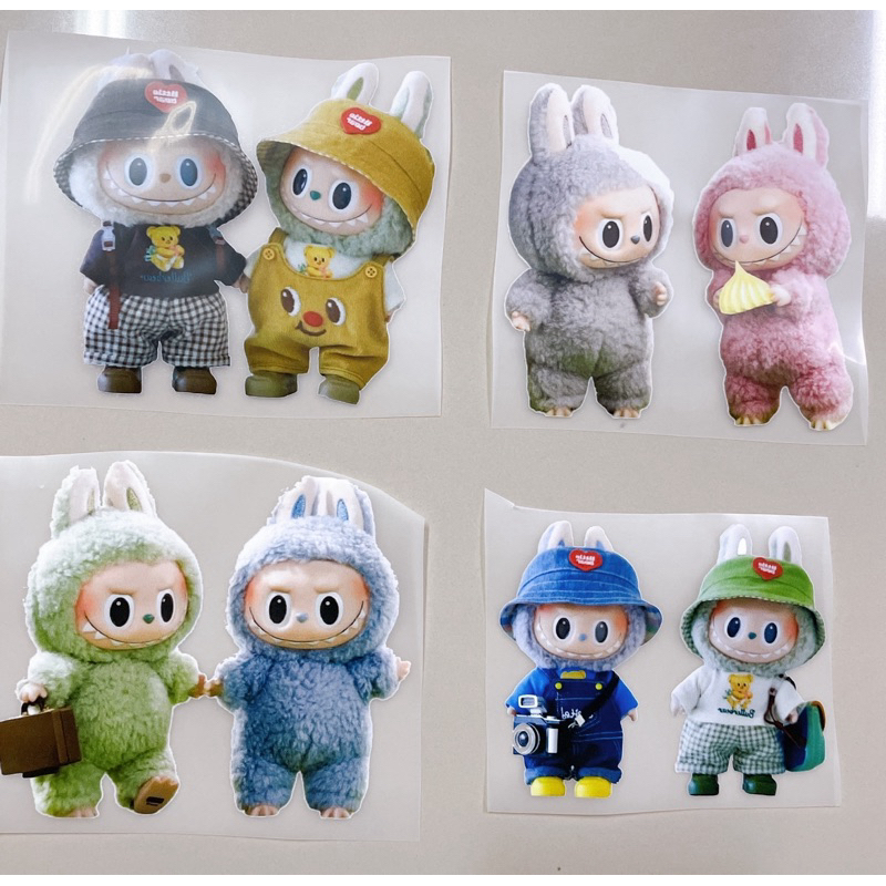 ตัวรีดการตูน  ขนาด8-10เซน LABUBU ลาบูบู้