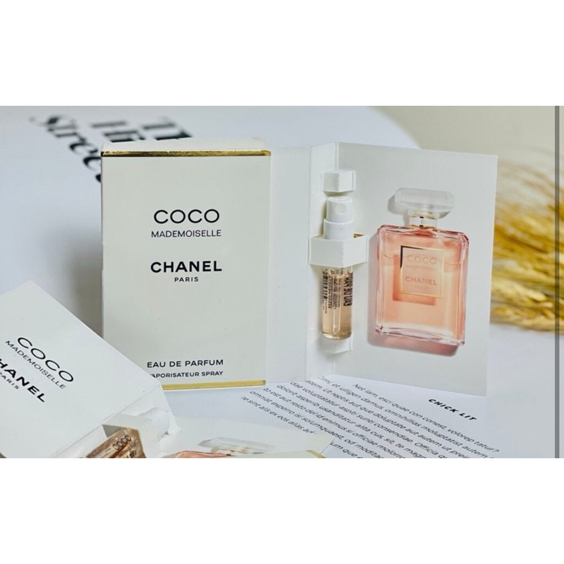 🔥ของแท้ น้ำหอม ชาแนล CHANEL COCO MADEMOISELLE Eau De Parfum 1.5ml (แบบหลอด หัวสเปร์ย)