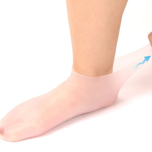 🥝กีวีน่ารัก🥝 ถุงเท้าและถุงมือซิลิโคนเจล ให้ความชุ่มชื้น ป้องกันผิวแตก ดูแลผิวเท้า พร้อมส่ง (สุ่มสี) - รูปที่ 3