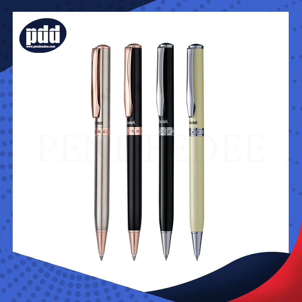 Pentel ปากกาลูกลื่น เพนเทล สเตลลิ่ง รุ่น B810 / B811 - Pentel Sterling B810 / B811 (เครื่องเขียน Pen