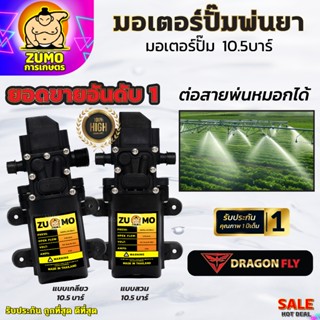 มอเตอร์ปั้มพ่นยา มอเตอรปั้มพ่นหมอก ปั้มพ่นหมอก  10.5 บาร์ 12…