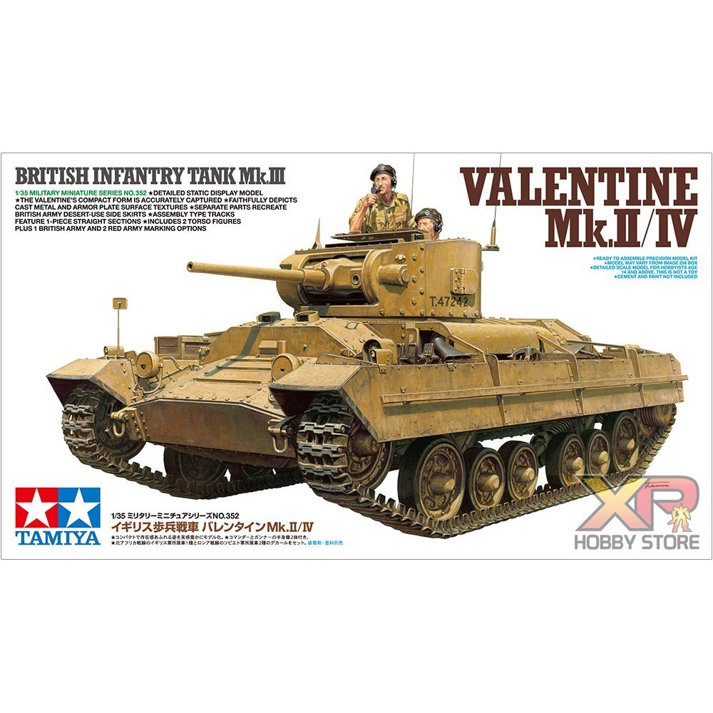[Tamiya] 1/35 : British Infantry Tank Mk.III Valentine Mk.IIIV (TA 35352)