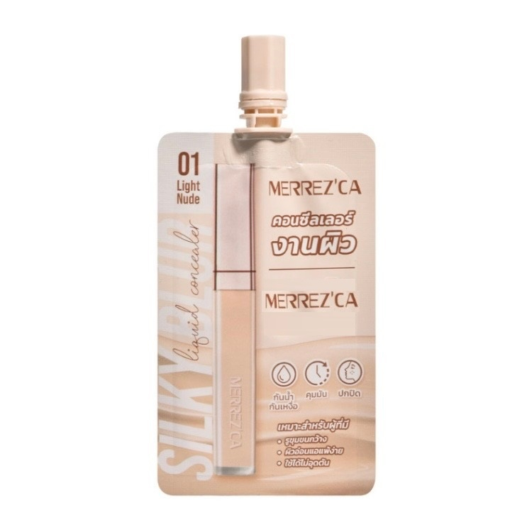 Merrez'ca Silky Blur Liquid Concealer.เมอเรซก้า ซิลกี้ เบลอ ลิควิด คอนซีลเลอร์ 5 มิลลิกรัม.