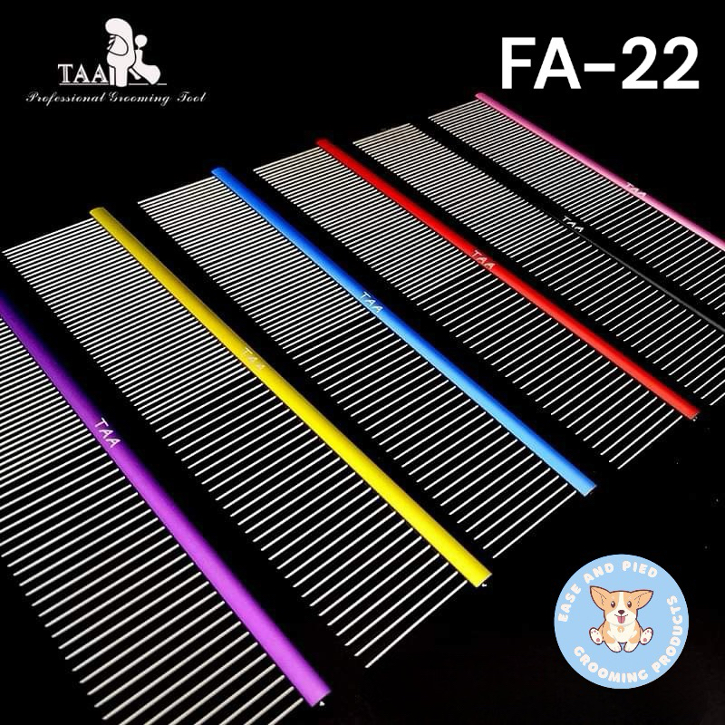 หวี TAA ขนาด 22 cm สำหรับสัตว์เลี้ยง น้ำหนักเบา  ป้องกันไฟฟ้าสถิตย์