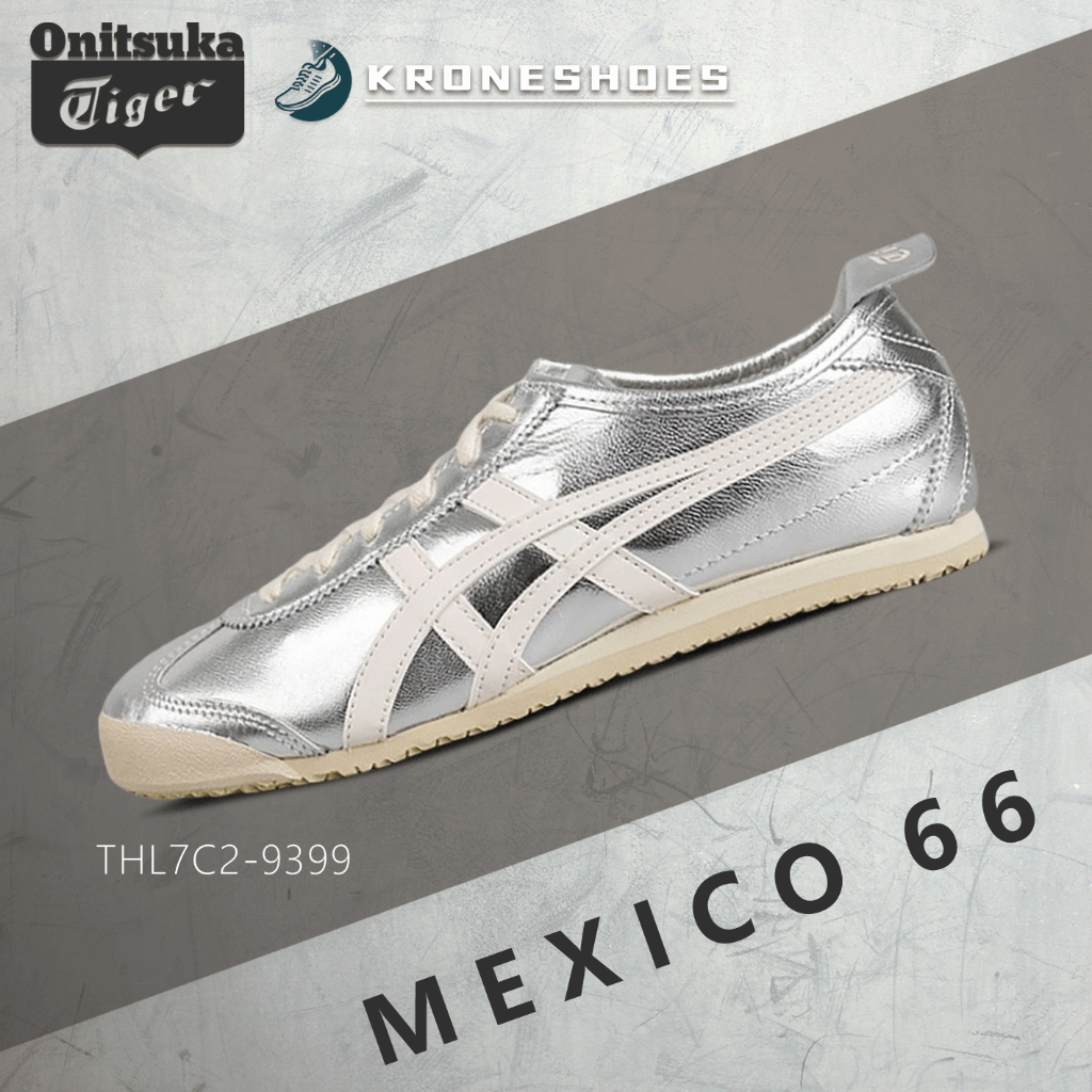 ของแท้ 100% Onitsuka tiger MEXICO 66 THL7C2-9399 รองเท้าผ้าใบ ได้ทั้งชายและหญิง