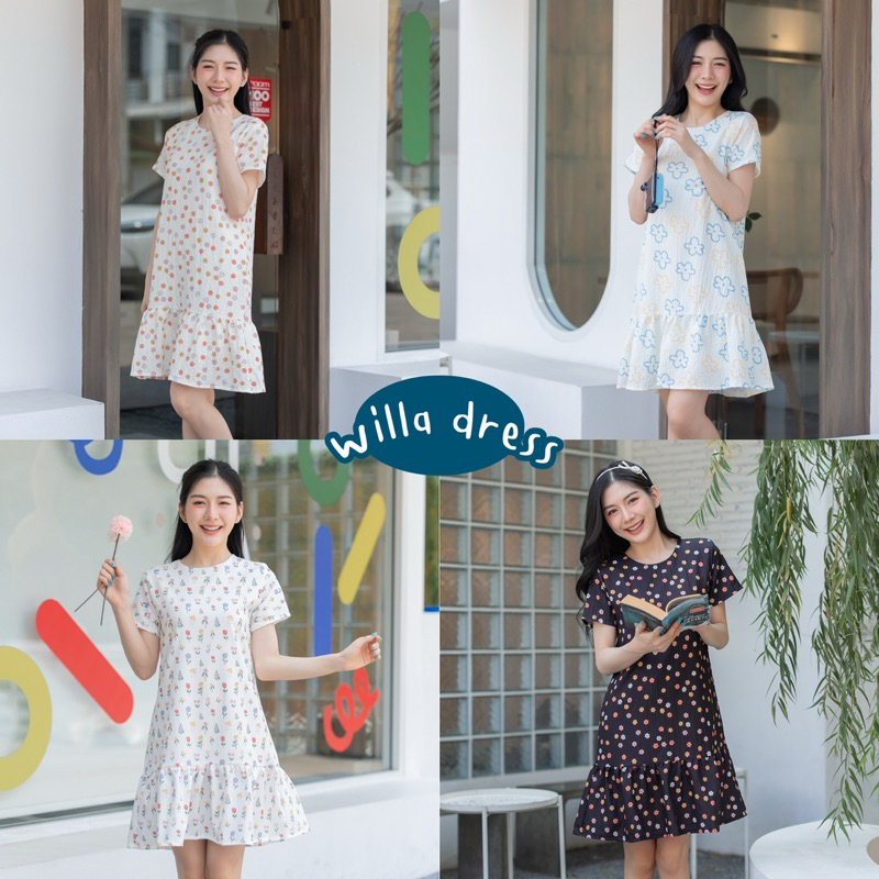 Willa dress ผ้ามี texure น่ารักมาก
