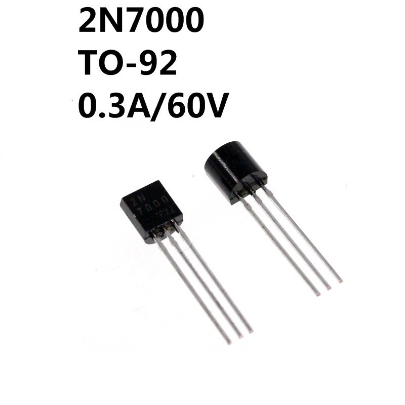 2N7000 TO-92 0.3A/60V พร้อมส่งในไทย🇹🇭🇹🇭