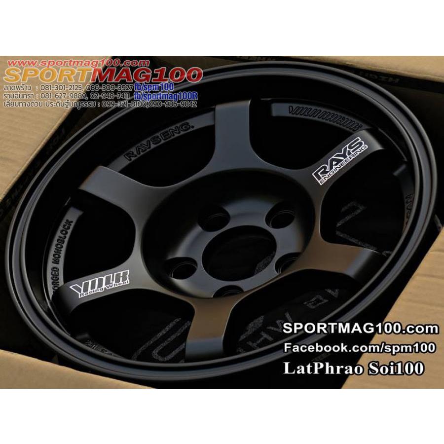 ล้อแม็กซ์ Te37 สีดำด้าน 7.5-15นื้ว 5รู114 ET10 [18616]