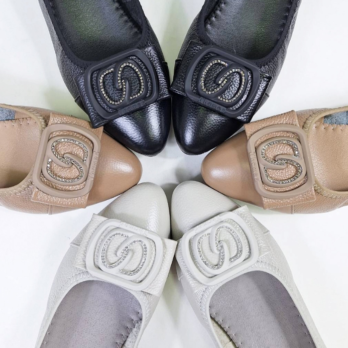Thames(เทมส์) รองเท้าคัชชูส้นก้อน Shoes-TH41079
