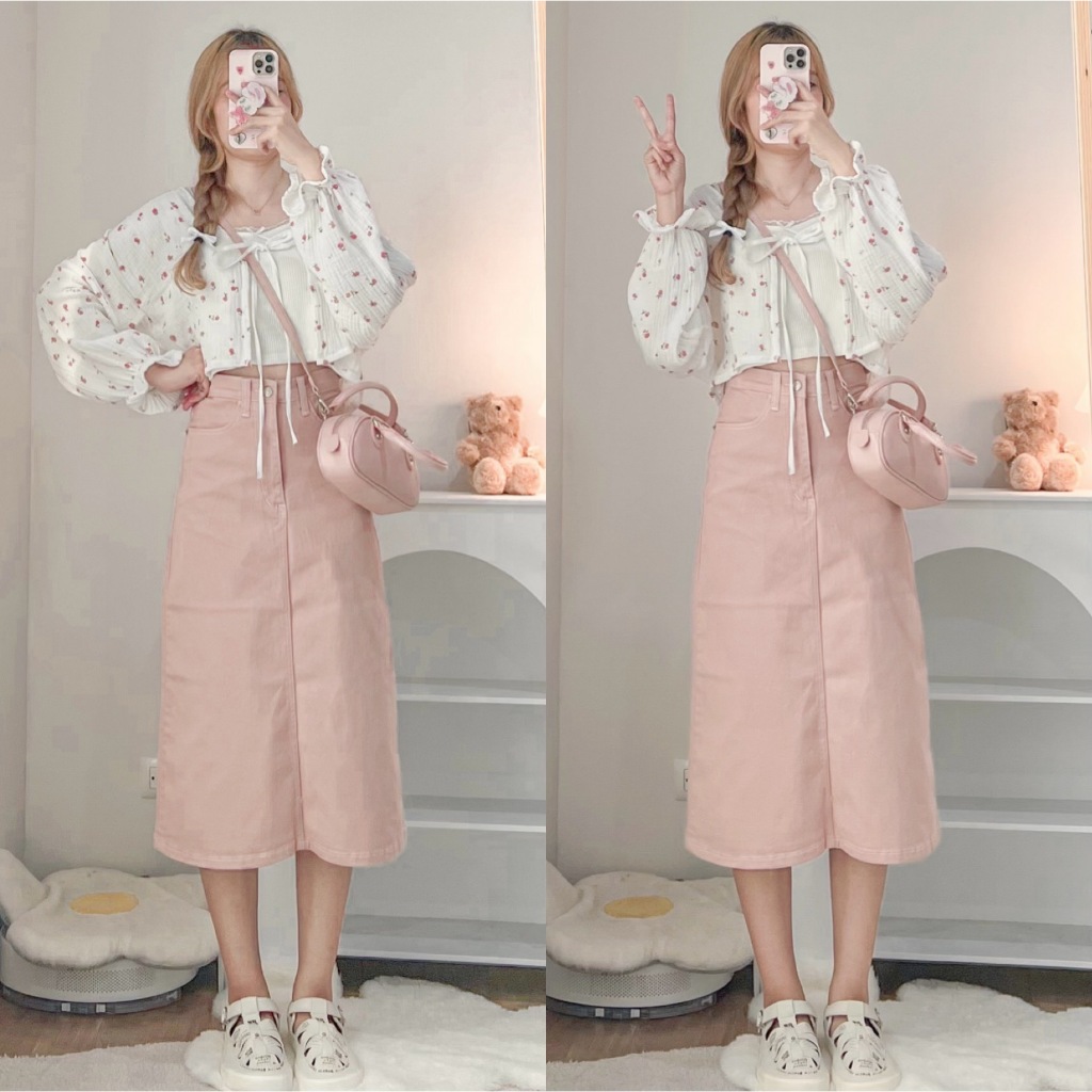 RIKA🪿น้องchuchu🫧 กระโปรงเอยีนส์