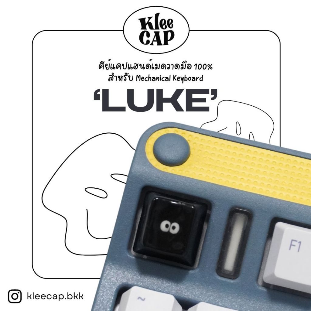 keycap handmade คีย์แคปลาย LUKE