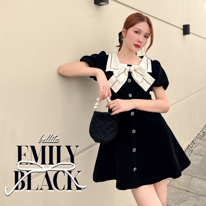 [ส่งต่อ] BLT Brand Emily black dress (xxl)