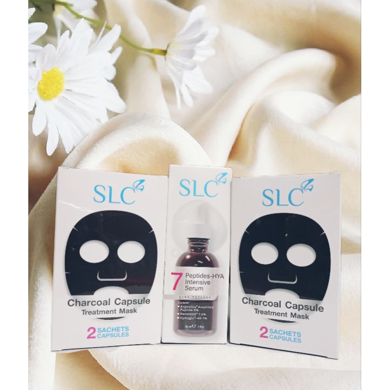 SLC 7Peptides-Hya Intensive Serum+มาร์ค