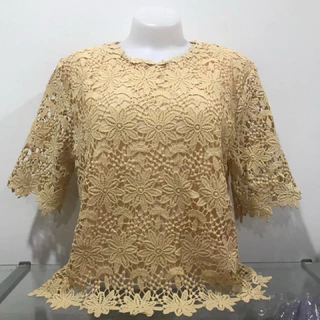 พร้อมส่ง🌺เสื้อลูกไม้รอบอก46-48นิ้ว#เสื้อใส่เที่ยว#เสื้อออกงาน#มี15สีให้เลือกค่ะ
