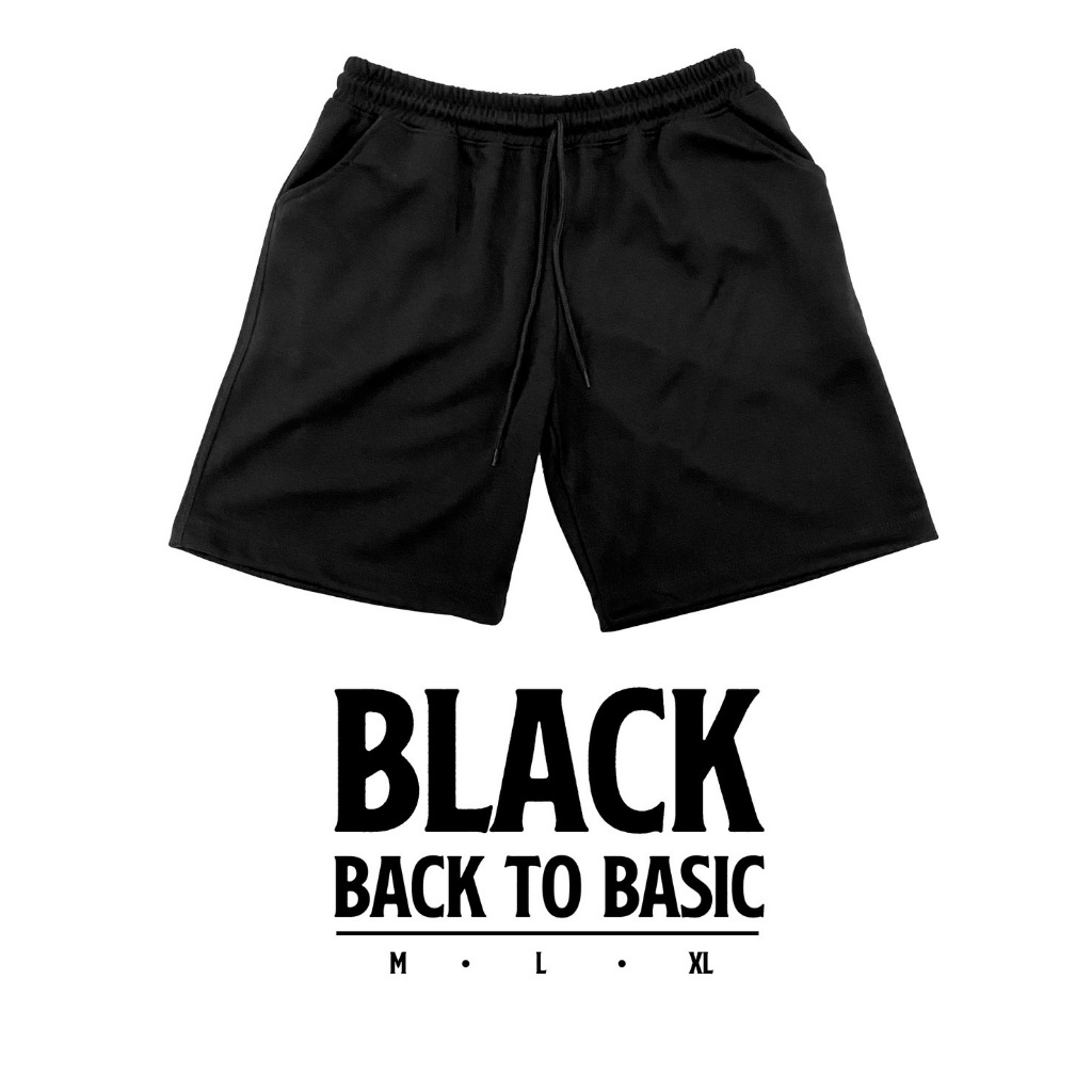 FREED กางเกงขาสั้นUnisex ความยาวเหนือเข่า Cotton interlock