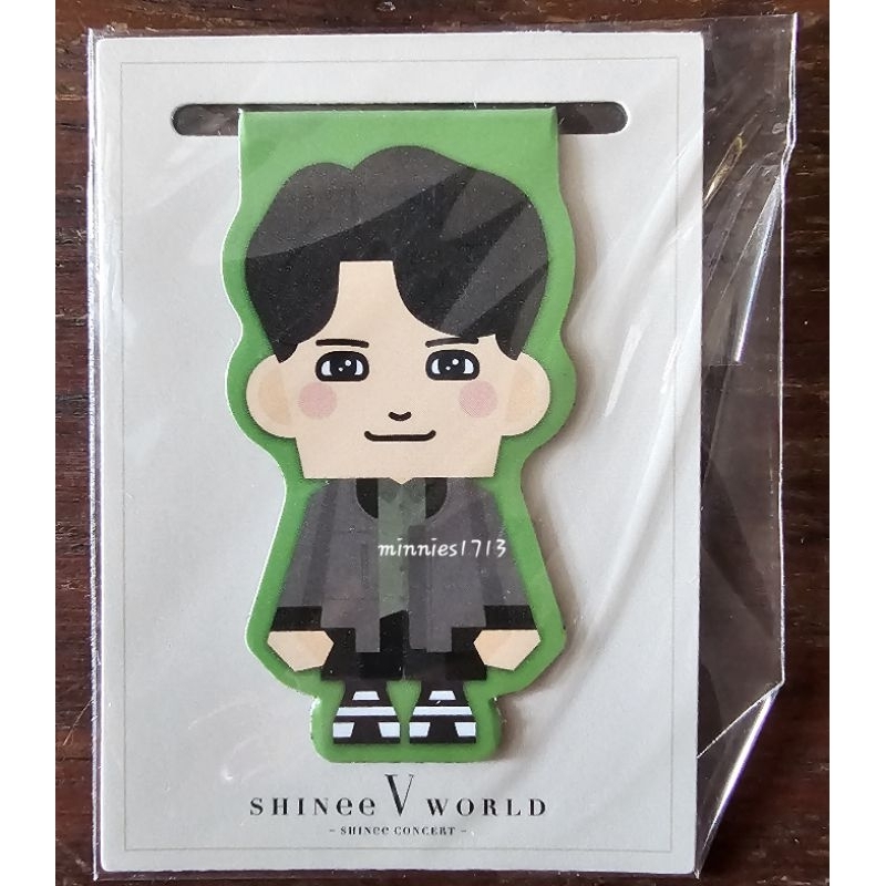 SHINee World V bookmark Taemin, Minho (ที่คั่นหนังสือ, ของแท้)