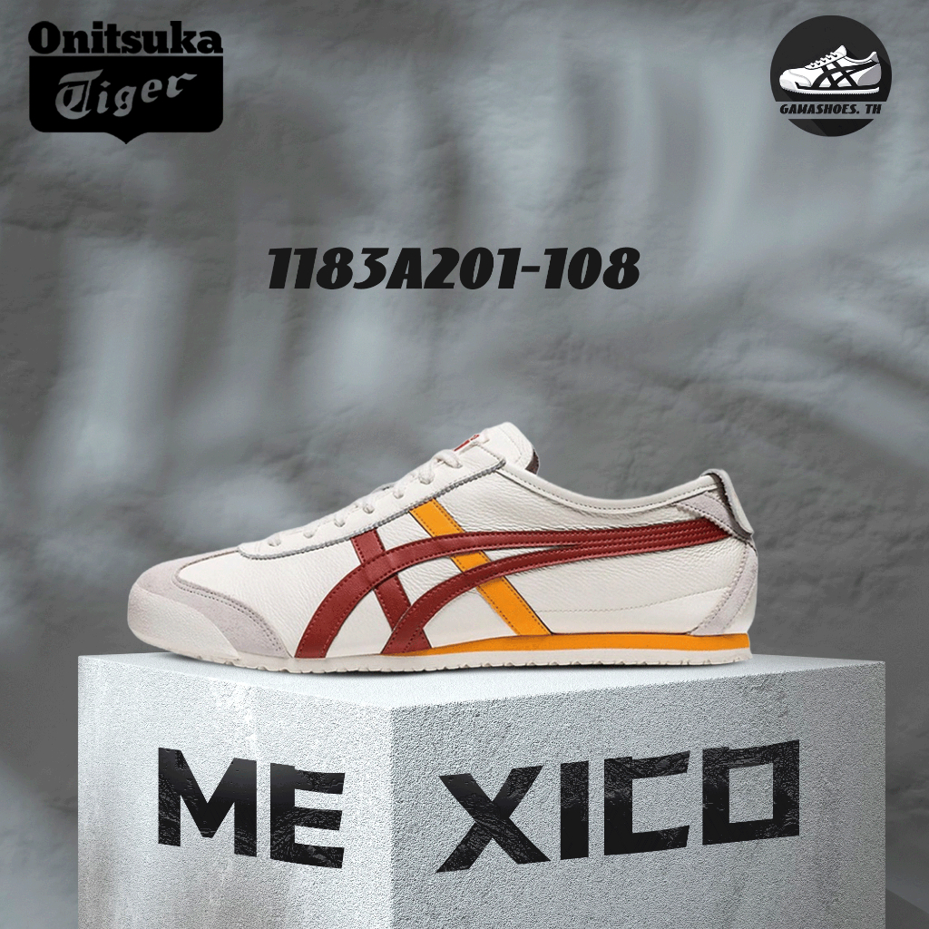 พร้อมส่ง !! Onitsuka Tiger MEXICO 66 1183A201-108 รองเท้าลําลอง ของแท้ 100%