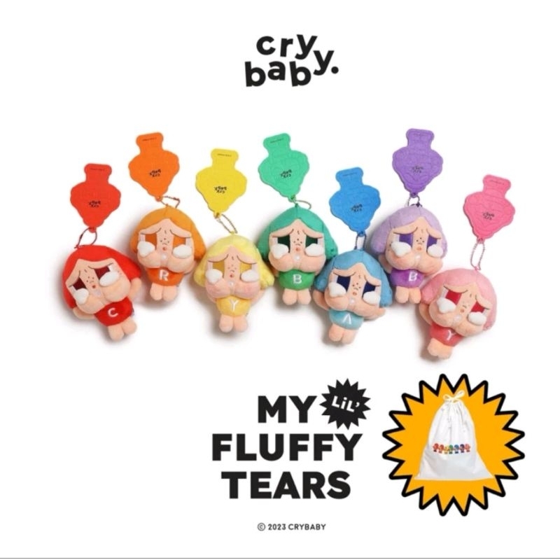 (พร้อมส่งที่ไทย) Crybaby - My LiL’s Fluffy Tears Rainbow