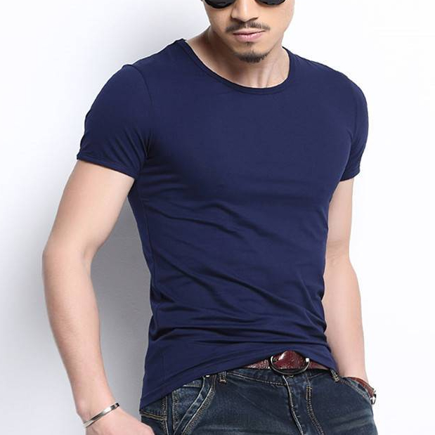 เสื้อยืดแขนสั้นผู้ชายตาข่ายแห้งเร็วคอกลมยืดหยุ่น-TSH-018,015 ราคา ถูกที่สุด ดีลบีเคเค แกลเลอรีภาพที่ 4