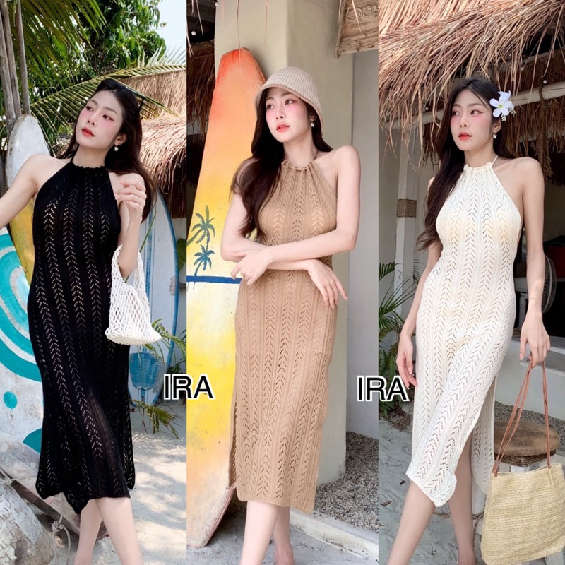 BY IRA Hannah Dress เดรสสายเดี่ยวคล้องคอ โชว์หลัง+ผ่าข้าง ใส่แล้วดูแพงสุด❤️‍🔥