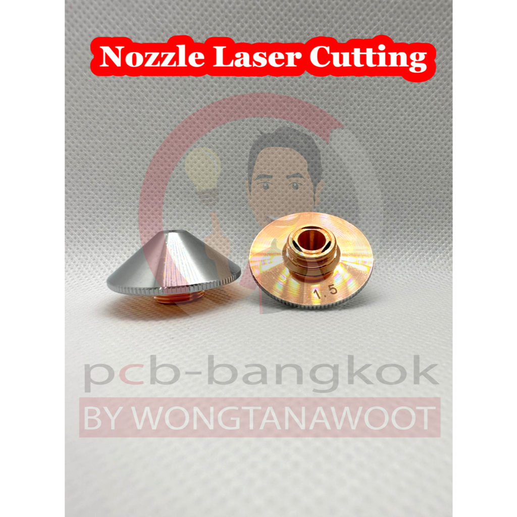 Nozzleหัวฉีดทองแดงของแท้ใช้กับเครื่องตัดFiber Laser