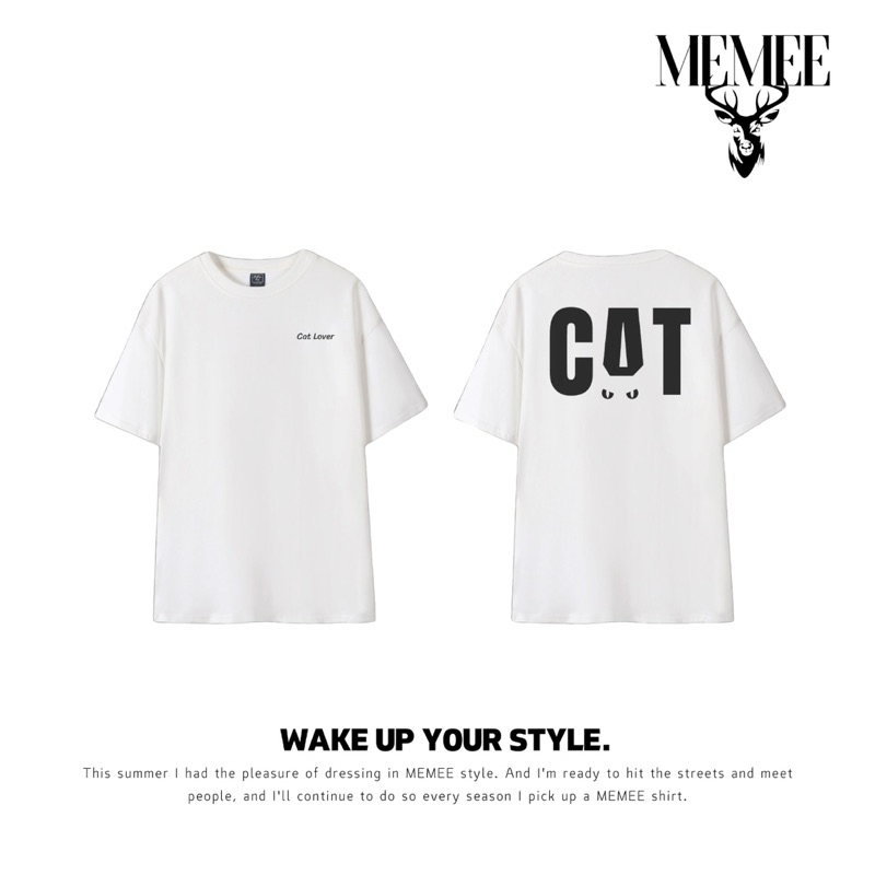 (สินค้าขายดี)MEMEE ⚡️COTTON USA ผ้าหนานิ่ม S-3XL (LOVE CAT)