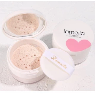M438 Lameila แป้งฝุ่น ควบคุมความมัน ปกปิดรูขุมขน บางเบา กันน้ํา กันเหงื่อ ติดทนนาน