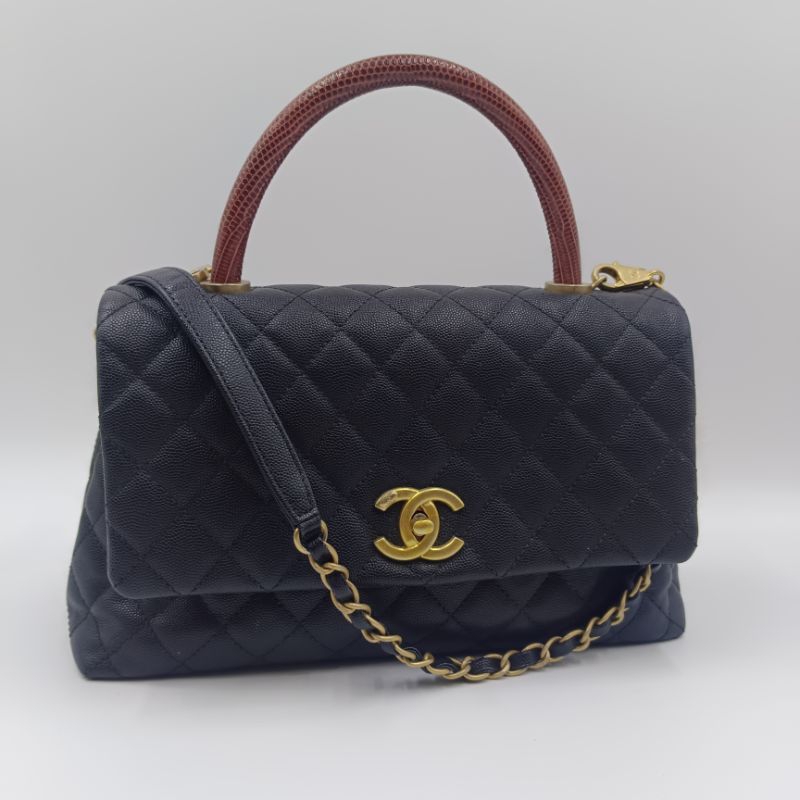 กระเป๋าโคโค่ชาแนล หนังแท้คาเวียร์ #coco #Chanel #classic มือสอง✅งานลุ้นแท้✅งานคัด้✅งานตู้🇰🇷🇯🇵