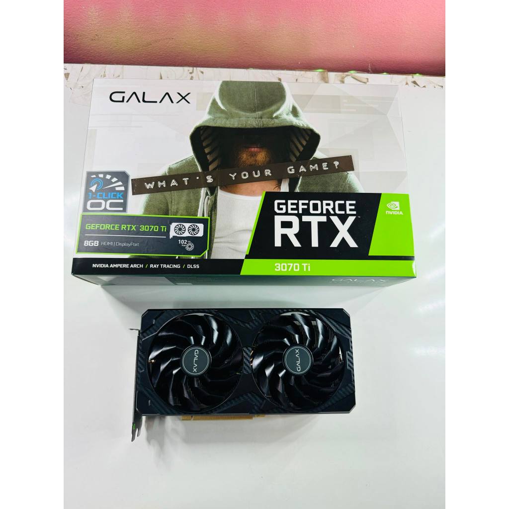 ขายการ์ดจอมือสอง GALAX 1-CLICK RTX3070Ti 8GB