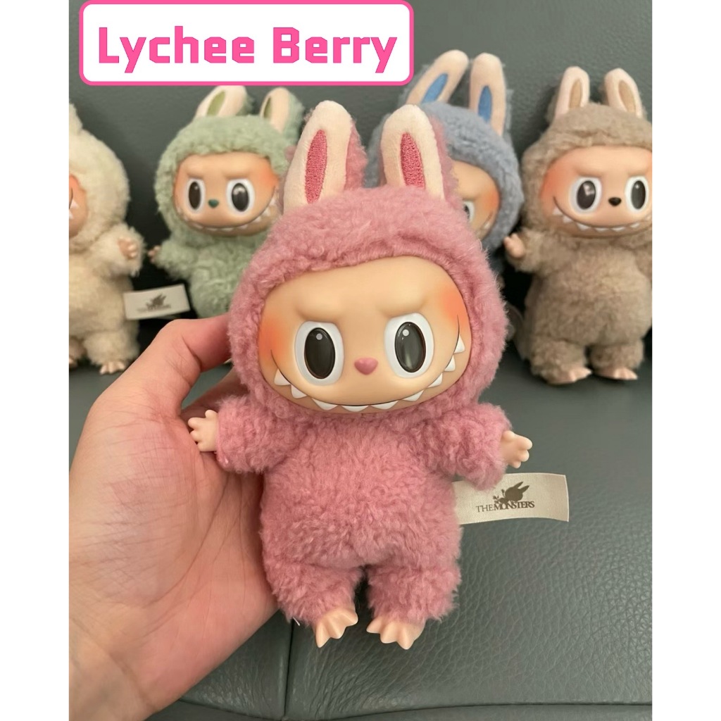 🧚จัดส่งไทยวันนั้นเลย🧚‍♀️ของแท้ 100% Popmart ของแท้ ฟิกเกอร์ Labubu Heart Macaron Series blindbox（Lyc