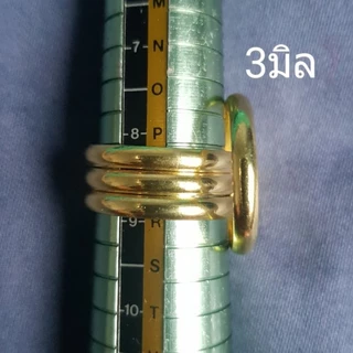 แหวนทองเหลืองแท้มีทุกมิล แหวนเกลี้ยง แหวนปลอกมีด ไม่ได้ชุบทอง โปรดอ่านรายละเอียดก่อนสั่งซื้อ