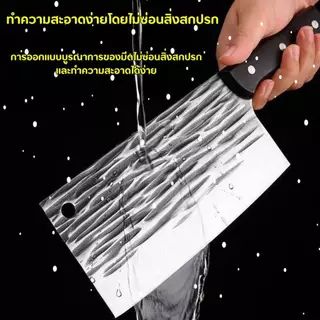 มีดทำครัว ชุดมีดปังตอ มีดปังตอสับกระดูก มีดแล่ เกรดพรีเมี่ยม สแตนเลสคุณภาพดี มีดหั่นหมู1.2-1.8mm