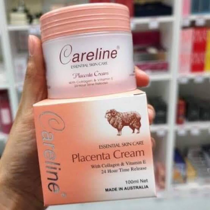 🧡Careline Placenta Cream +Collagen+Vitamin E สีส้ม 100mL ครีมรกแกะตัวฮิต นำเข้าจากออสเตรเลีย 🇦🇺🇦🇺🧡 ของแท้100% พร้อมส่ง