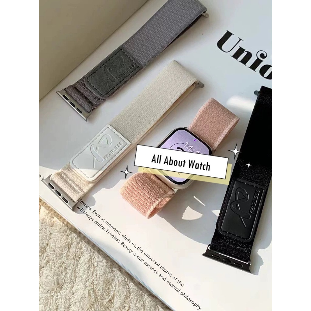 สายนาฬิกา มาใหม่ สายผ้าแบบอัลตร้า Fearless ใช้ได้กับ Smart Watch 9 8 7 6 5 4 3 2 1 Se Ultra และ CD99