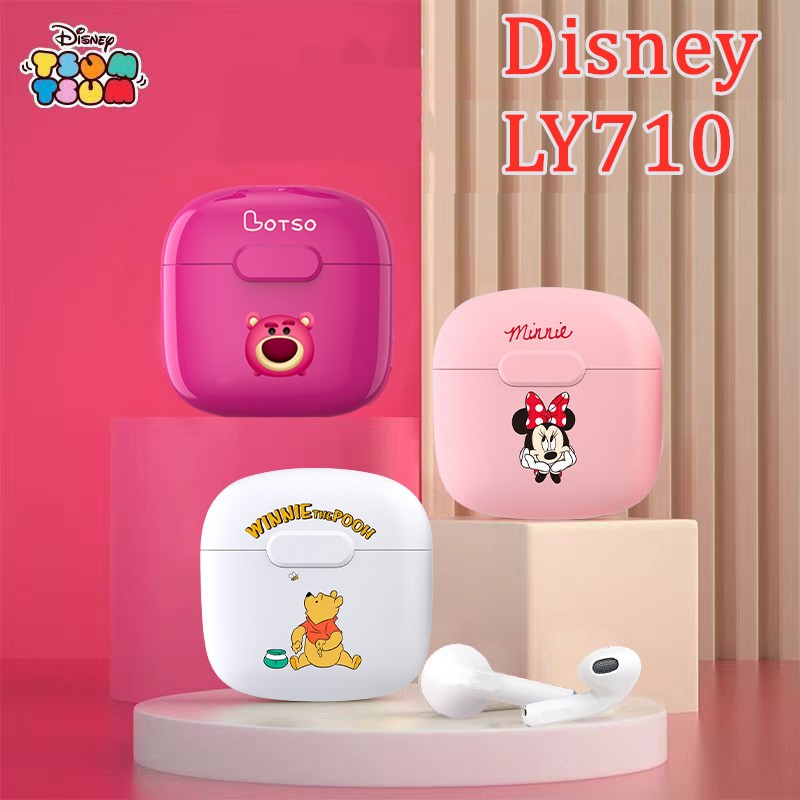 Disney LY710หูฟัง หูฟังบลูทูธ หูฟังแท้ HIFI blutooth 5.2 lOS Android Universal IPX5 รับประกันว่าเป็นผลิตภัณฑ์ดิสนีย์ที่แ