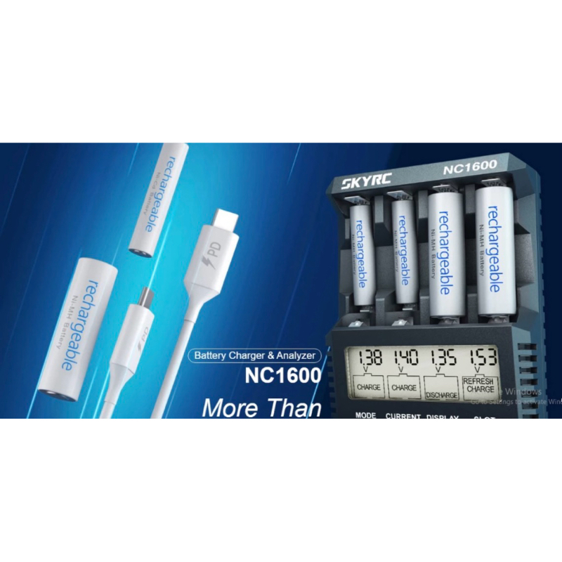 เครื่องชาร์จถ่านAA,AAA skyrc nc1600