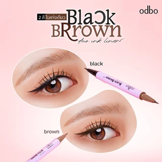 ODBO BLACK-BROWN DUO INK LINER OD3016