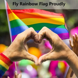 Big Party ⚡พร้อมส่ง⚡ ธง หลากหลายทางเพศ LGBT ขนาด lgbt flag ธงสีรุ้ง สีรุ้ง 🏳‍🌈 Pride Month 🏳‍🌈