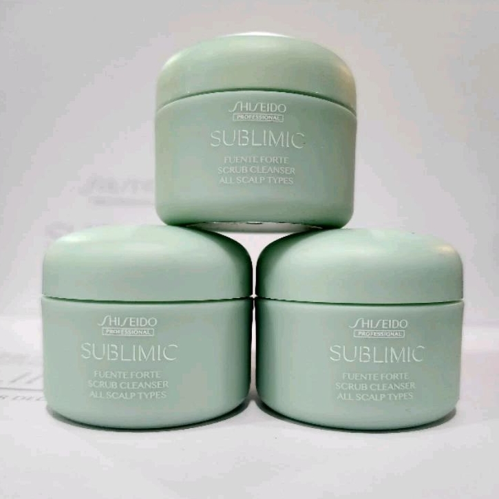 Shiseido Sublimic Fuente Forte Scrub Cleanser 60/250g ทำความสะอาดเส้นผมและหนังศรีษะ ขจัดความมัน และส