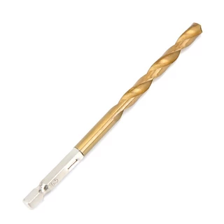 ชุดดอกสว่าน สวมเร็ว เคลือบไทเทเนียม จำนวน 13 ชิ้น โลหะ ไม้ Set of 13 quick-fit drill bits, titanium coated, metal, wood.